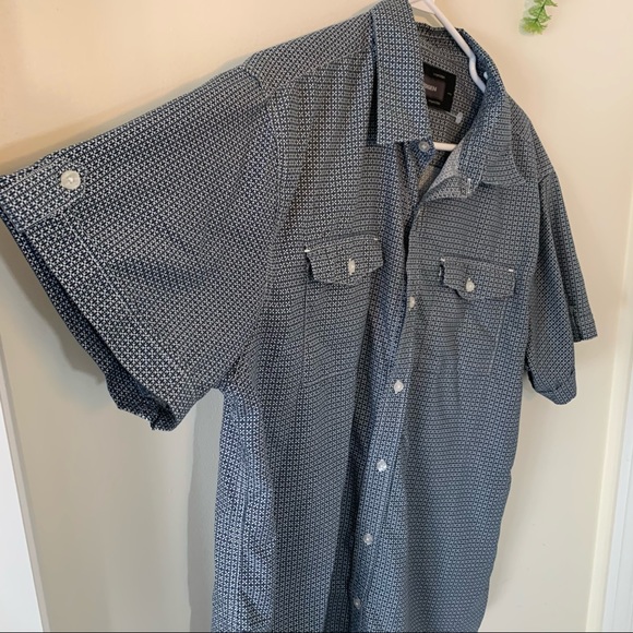 Hydrogen Men Casual Summer Button Down Shirt - Picture 2 of 11